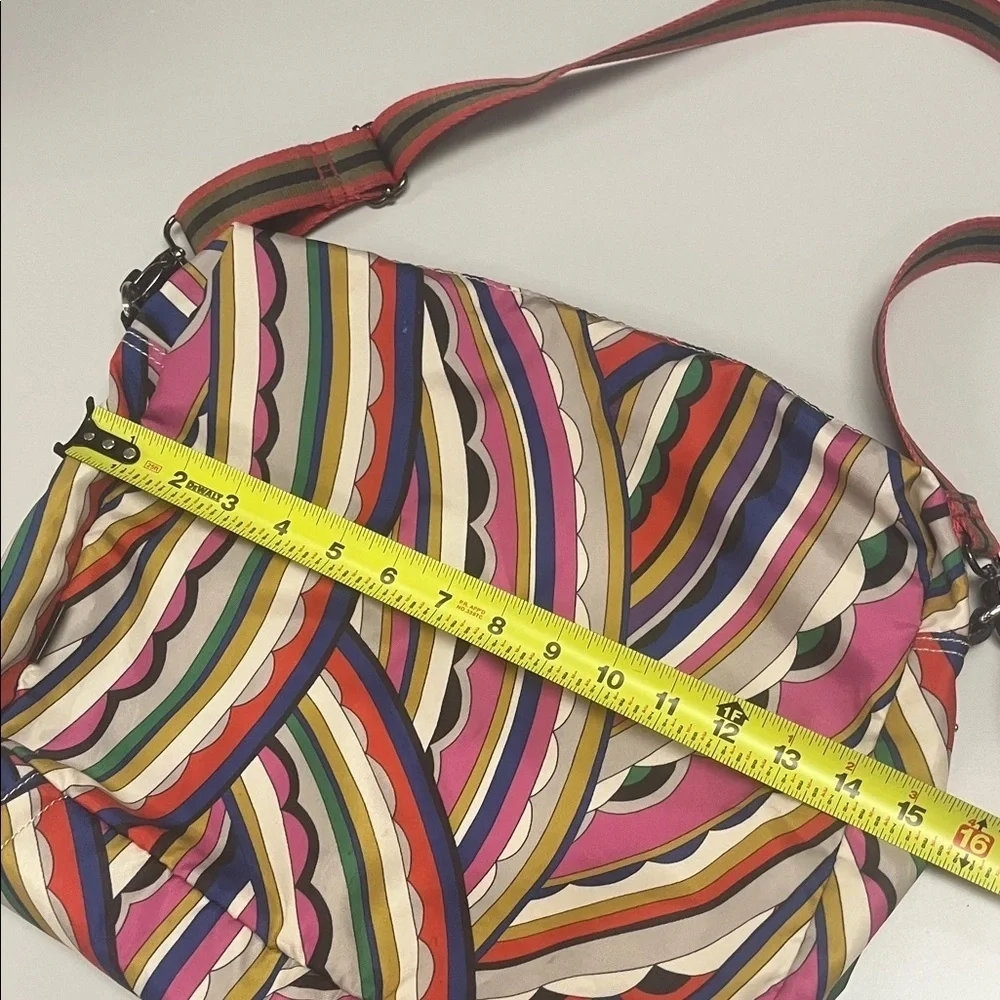 Kipling Bold Colorful Striped Women's large crossbody Bag